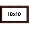 PosterPalooza | Distressed Brown Picture Frame - UV Acrylic, Backing Board, Hanging Hardware Included - 2 of 4