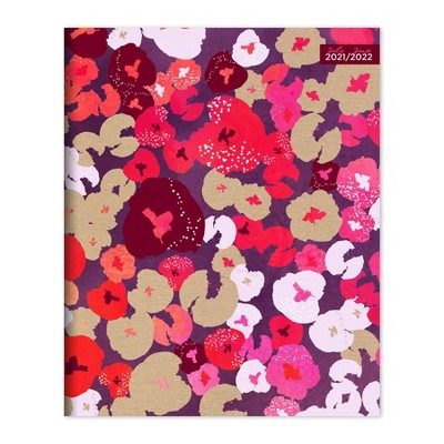 2021-22 Academic Planner 8"x6.5" Pretty Pink Petals Monthly - The Time Factory