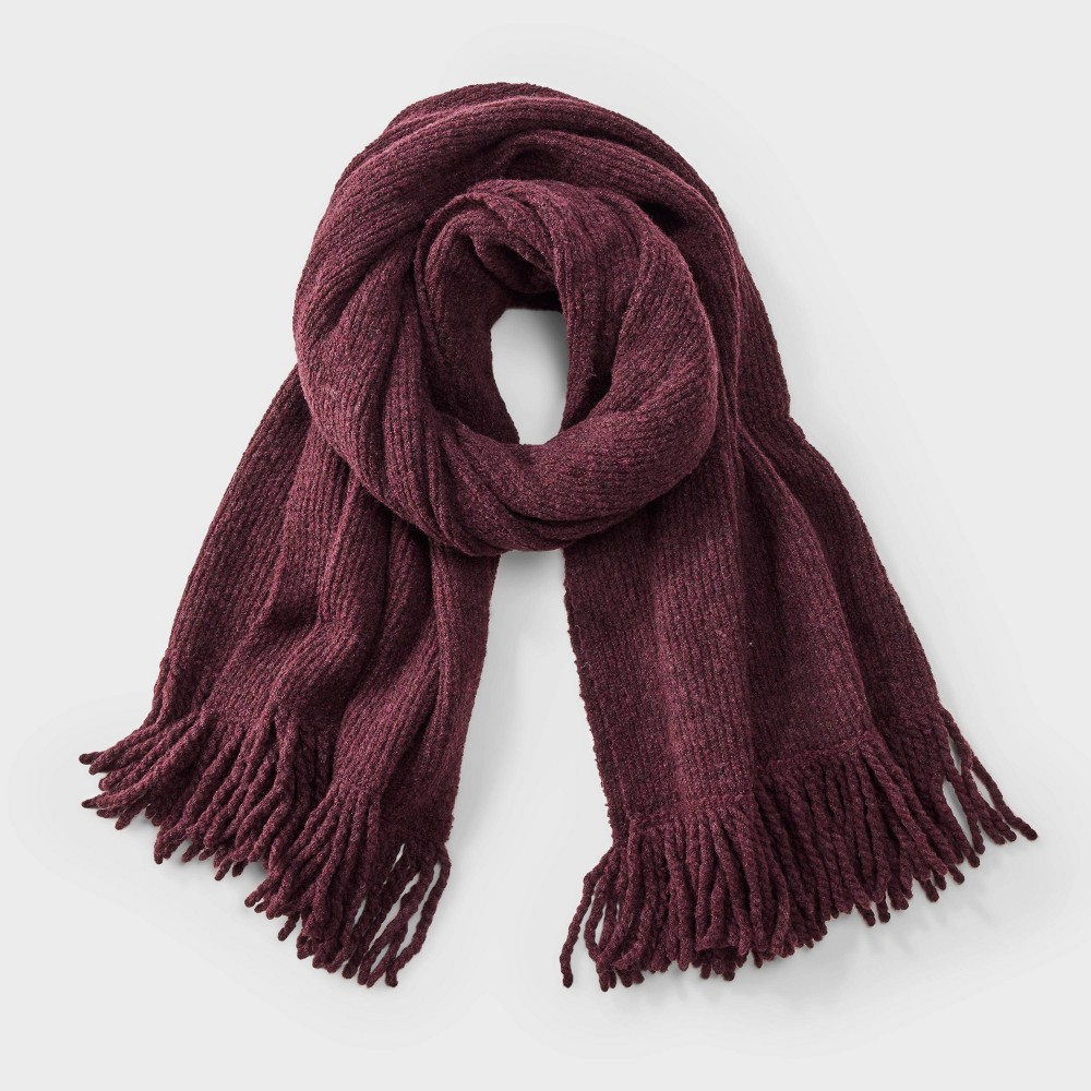 Blanket Wrap Scarf - A New Day™ Berry Red