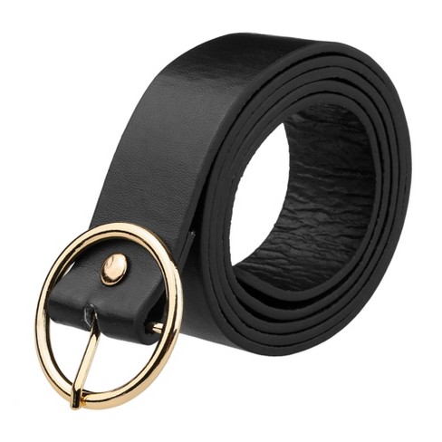 Pu Leather Belts for Women Strap Belt Long Dress Accessories Lady Waistbands