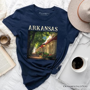 Vintage Arkansas State Hot Springs T-Shirt, Bathhouse Row Tee and Scenic Landmark Keepsake Souvenir | OrnamentallyYou - 1 of 4