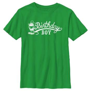 Boy's Mickey & Friends Retro Birthday Boy T-Shirt