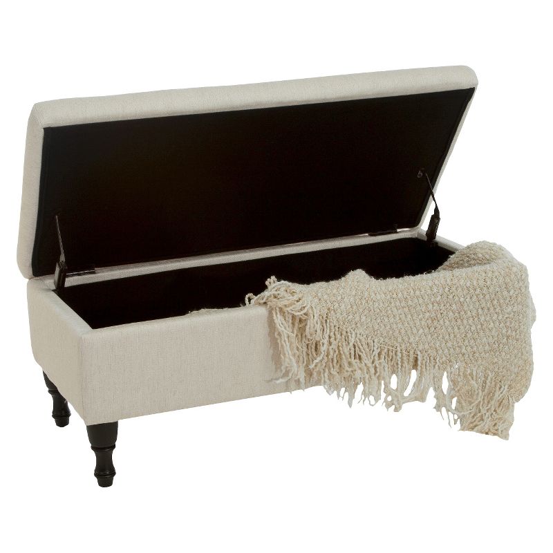 Chantelle Fabric Storage Ottoman - Christopher Knight Home, 3 of 6