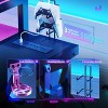 Bestier L Shape Gaming Desk, 41.6inch Large Grid Pickup Light Gaming Desk - 3 of 4