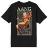 Avatar The Last Airbender Aang & Air Symbol Adult Black Crew Neck Short Sleeve T-shirt - 3 of 4