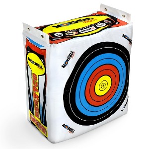 Morrell Weatherproof Supreme Range Adult Field Point Archery Bag Target with NASP Scoring Rings, Nucleus Center, and IFS Technology, White - 1 of 4