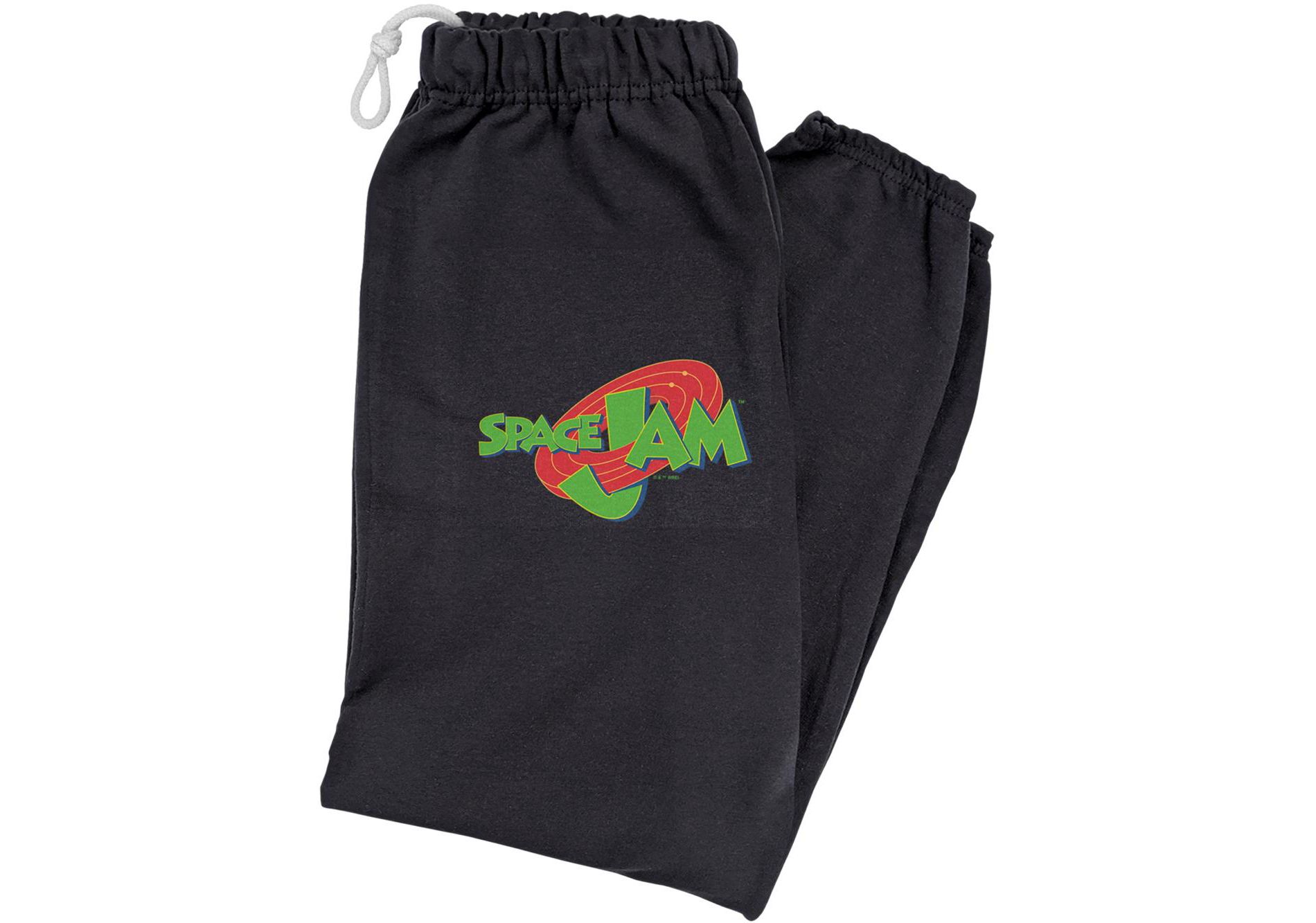 Space Jam Logo Mens Jogger Sweatpants Black