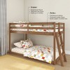 Now Furniture Low Bunk Bed for Kids, Twin over Twin, Engineered Wood - 2 of 4