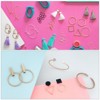Unique Bargains Triangle Hollow Open Bezel Linking Ring for Jewelry Making 50 Pcs - 4 of 4