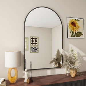 Beautyolove 30"L x 20"W Arched Bathroom Mirror Wall Mounted Mirror - 1 of 4