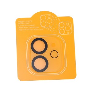 Unique Bargains Cell Phone Camera Cover 5H Glossy Camera Protector Glass Translucent & Black 1Pc - 1 of 4