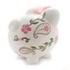 Child To Cherish 7.75 In I Love Paisley Piggy Bank Save Coins Decorative Banks - 2 of 4