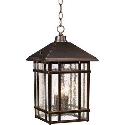 Kathy Ireland J du J Sierra 16 1/2"H Bronze Outdoor Hanging Light