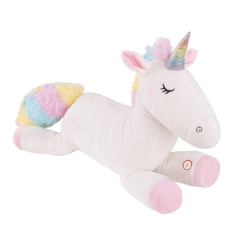 Little Love By Nojo Rainbow Unicorn Musical Mobile With Unicorns And Clouds  - Aqua And White : Target