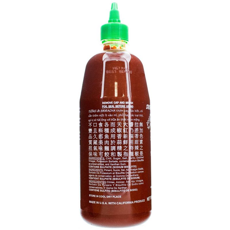 Huy Fong Sriracha Chili Sauce - 28oz, 3 of 4