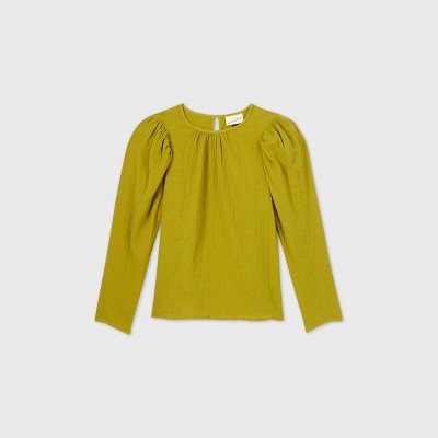 target yellow blouse