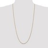 Black Bow Jewelry 1.8mm, 10k Yellow Gold Lightweight D/C Rope Chain Necklace - 2 of 4
