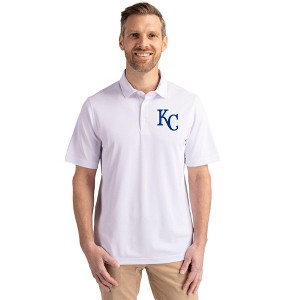 Kansas City Royals Cutter & Buck Virtue Eco Pique Recycled Mens Big and Tall Polo - 1 of 1