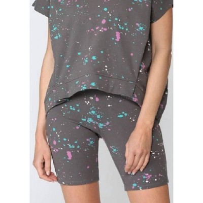 Women's Splatter Fitted Shorts - Fate S