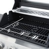 4-Burner Propane Gas BBQ Grill with Side Burner, 37230BTU Output With Enameled Cast Iron Cooking Grids For Outdoor Barbecue, Stainless Steel - 2 of 4