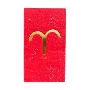 Jollity & Co. - Zodiac Aries Guest Napkins - Pack of 16 Paper Napkins - 1 of 4