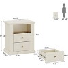 Lantine 3-Drawer Nightstand, Modern Night Stand with Storage Drawers, Wood Bedside Table Side End Table for Bedroom, Beige
Visit the Tribesigns Store - 2 of 4