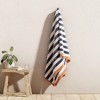 100% Cotton Stripe Border Oversized Beach Towels - Great Bay Home - 3 of 4
