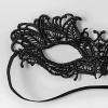 Adult Black Lace Masquerade Halloween Costume Mask - Hyde and EEK! Boutique™ - 2 of 3