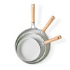 Nordic Ware Cardamom™ 3 Piece Nonstick Frying Pan Set - 4 of 4