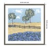 Amanti Art Prairie Fence Line II by Jade Reynolds Wood Framed Wall Art Print - 4 of 4