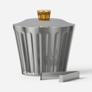 Stainless Steel Ice Bucket with Lid and Tong - Threshold™ - 1 of 4