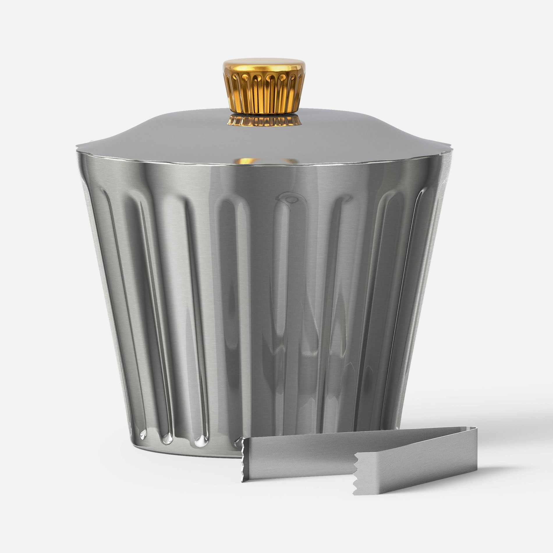 Stainless Steel Ice Bucket with Lid and Tong - Threshold™