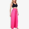 Anna-Kaci Women's High Waist Wide Leg Palazzo Pants With Drawstring Waist And Relaxed Fit - 2 of 4