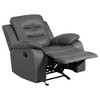 Coaster Home Furnishings Nova Upholstered Glider Recliner Chair Dark Grey - 4 of 4