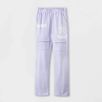 Women's Stretch Woven Cargo Pants - All In Motion™ Lavender Xl