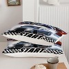 Acoinel Race Car Quilt Bed Set with 1 Comforter 2 Pillowcases, for Boys Bedroom - 4 of 4