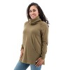 Aventura Clothing Women's Salerno Long Sleeve Turtleneck Blouse - 3 of 4