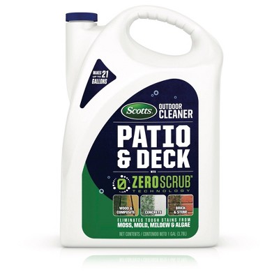 Scotts Patio & Deck Outdoor Cleaner with ZeroScrub Concentrate  - 1gal