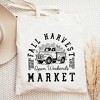 City Creek Prints Fall Harvest Market Canvas Tote Bag - 15x16 - Natural - 2 of 2