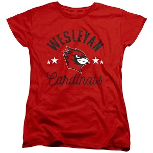 Women's Wesleyan University Cardinals T-Shirt - 1 of 4