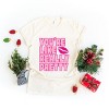 Simply Sage Market You're Like Really Pretty Lips Short Sleeve Tee - 2XL - Cream - 3 of 4