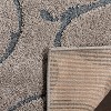 Florida Shag SG455 Power Loomed Area Rug  - Safavieh - 4 of 4