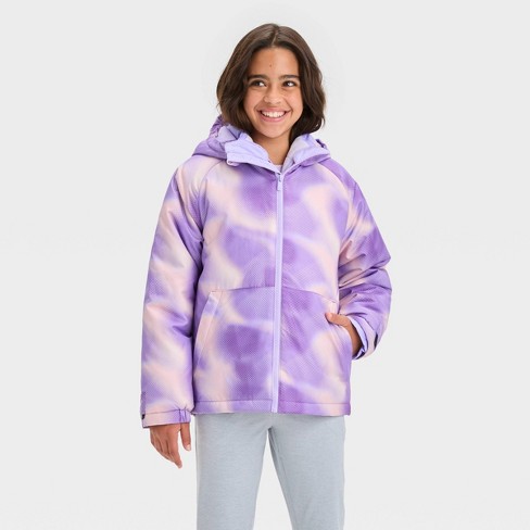 Kids' 3-in-1 Jacket - All In Motion™ Purple S : Target
