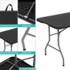 SUGIFT 6 ft Plastic Folding Table Portable Fold-in-Half Table - image 3 of 4