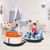 12V Kids Electric Ride On Bumper Car, 3 Speed Toddler Bumper Car With Remote, Baby Bumping Toy with Music, LED Lights, 360 Degree Spin for Boys Girls - 3 of 4