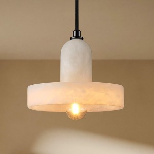 1PC UFO Alabaster Pendant Lights - 1 of 4
