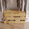 FUFU&GAGA Oak Six resser With 6 Drawers Storage Cabinet Chest TV Stand Entertainment Chest - 3 of 4