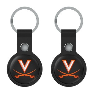NCAA ACC Universities Insignia Black Airtag Holder 2-Pack - 1 of 4