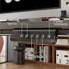 Lirago Electric Adjustable Height Standing Desk with Splice Board-Home Office Desk for Healthy Work Lifestyle-Black - 3 of 4
