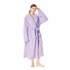 Catalonia Womens Plush Long Robe, Warm Comfy Fluffy Bathrobe, Gift for Her - 2 of 4